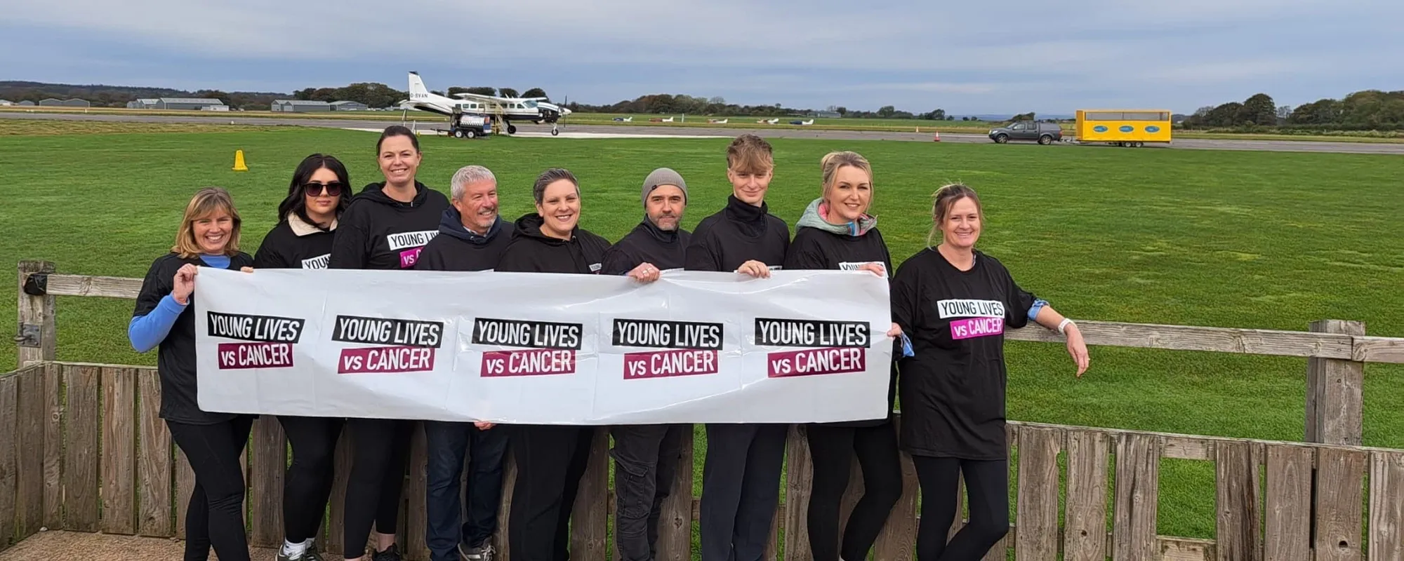 Webbers Skydivers Take the Leap for Young Lives vs Cancer - Webbers