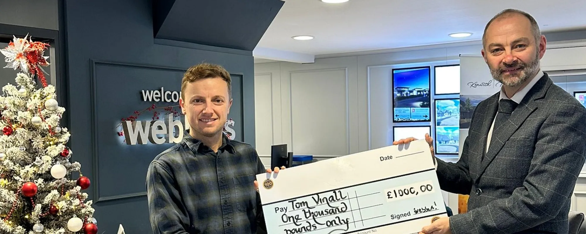 A £1,000 Surprise for a Webbers Bideford Customer - Webbers